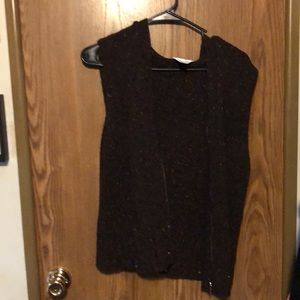 Talbots brown sweater vest